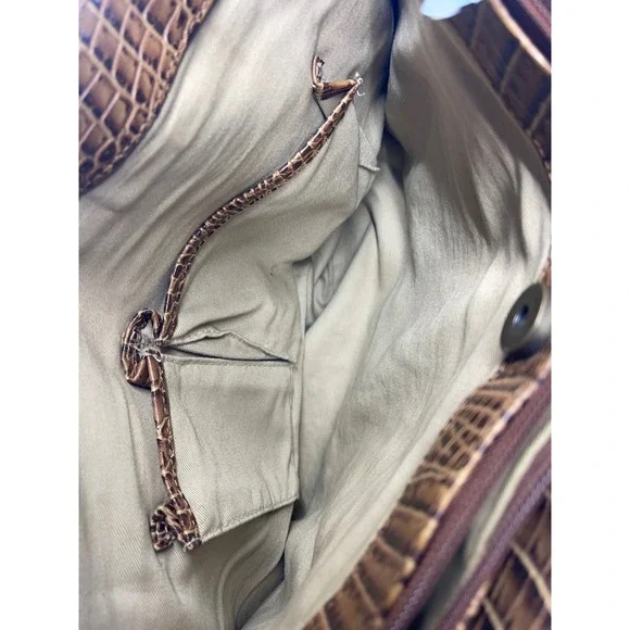 Coldwater Creek Purse with Free Charm Tan Beige Brown Tote Bag Handbag Womens‎ - Picture 12 of 12